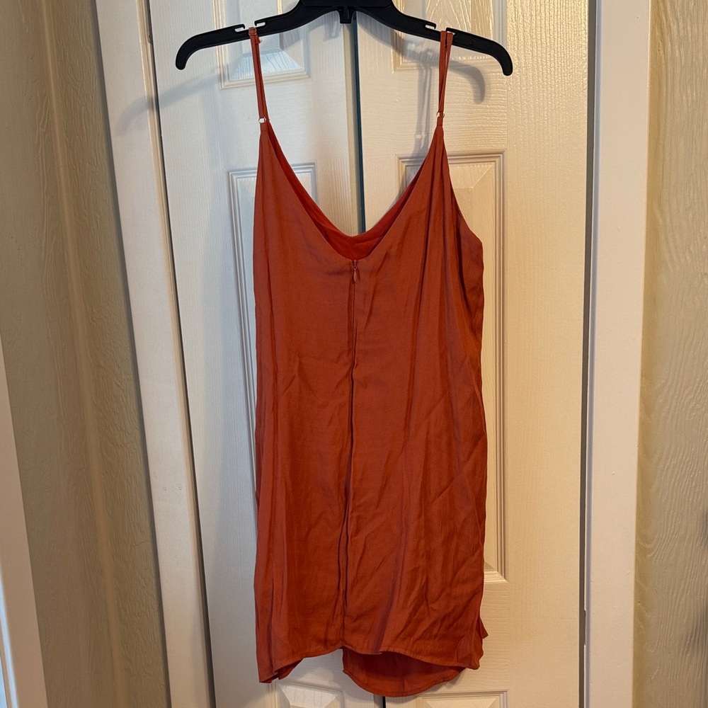 Rust Orange Mini Dress - Picture 2 of 4